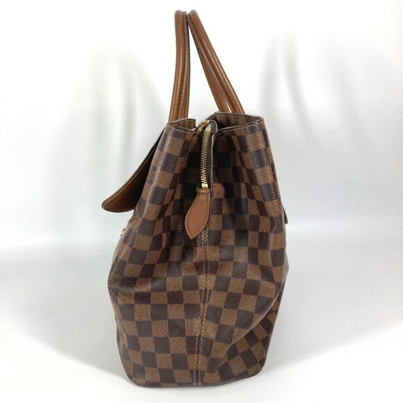 LOUIS VUITTON N41273 Damier Ascot Bag Tote Bag Hand Bag Damier Canvas Brown - Picture 3 of 16